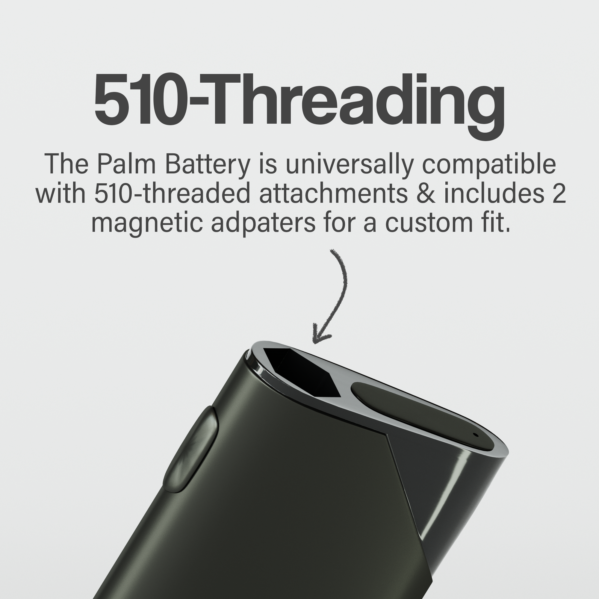 Soldering Tip Accessory with Palm Battery
