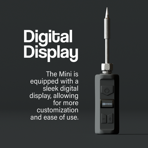 Soldering Iron Tip Accessory with Mini Battery