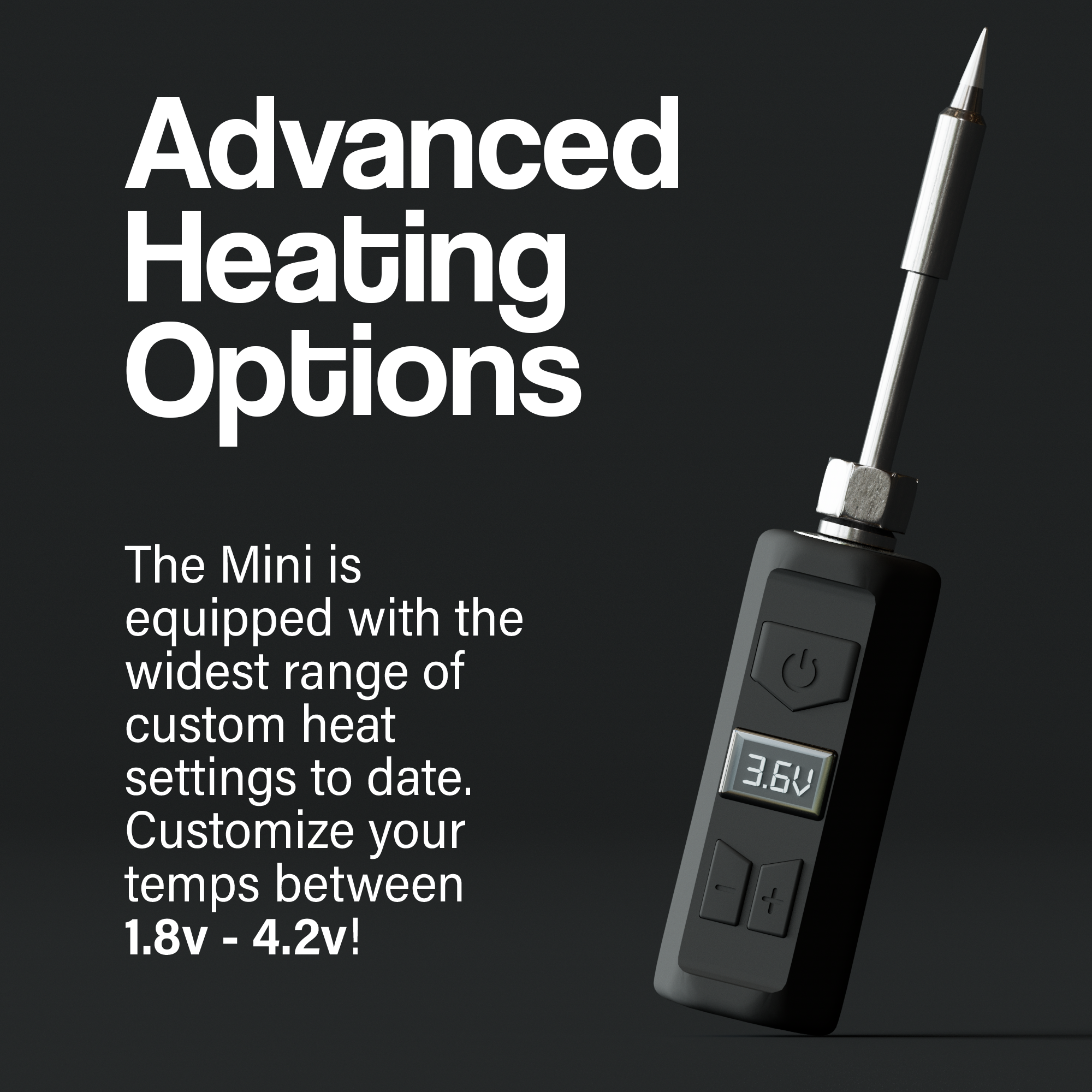 Soldering Iron Tip Accessory with Mini Battery