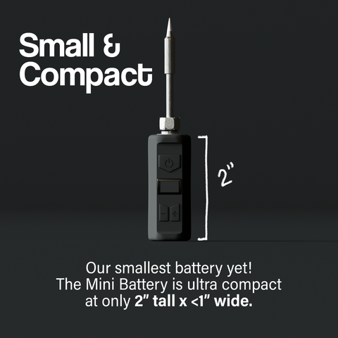 Soldering Iron Tip Accessory with Mini Battery