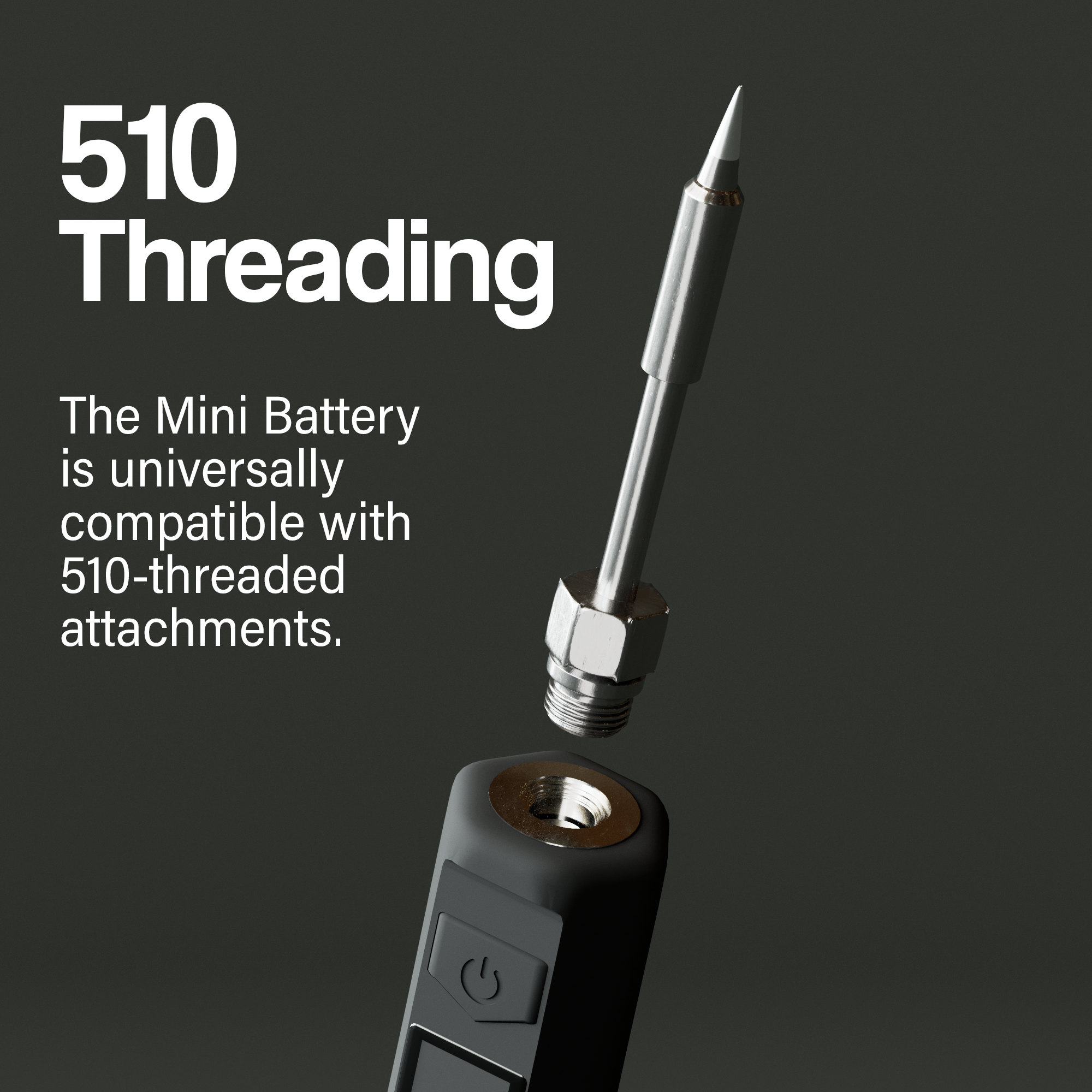 Soldering Iron Tip Accessory with Mini Battery