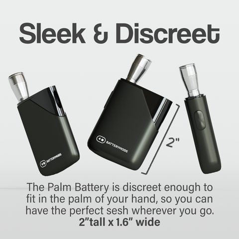 Light Tip Accessory with Palm Battery