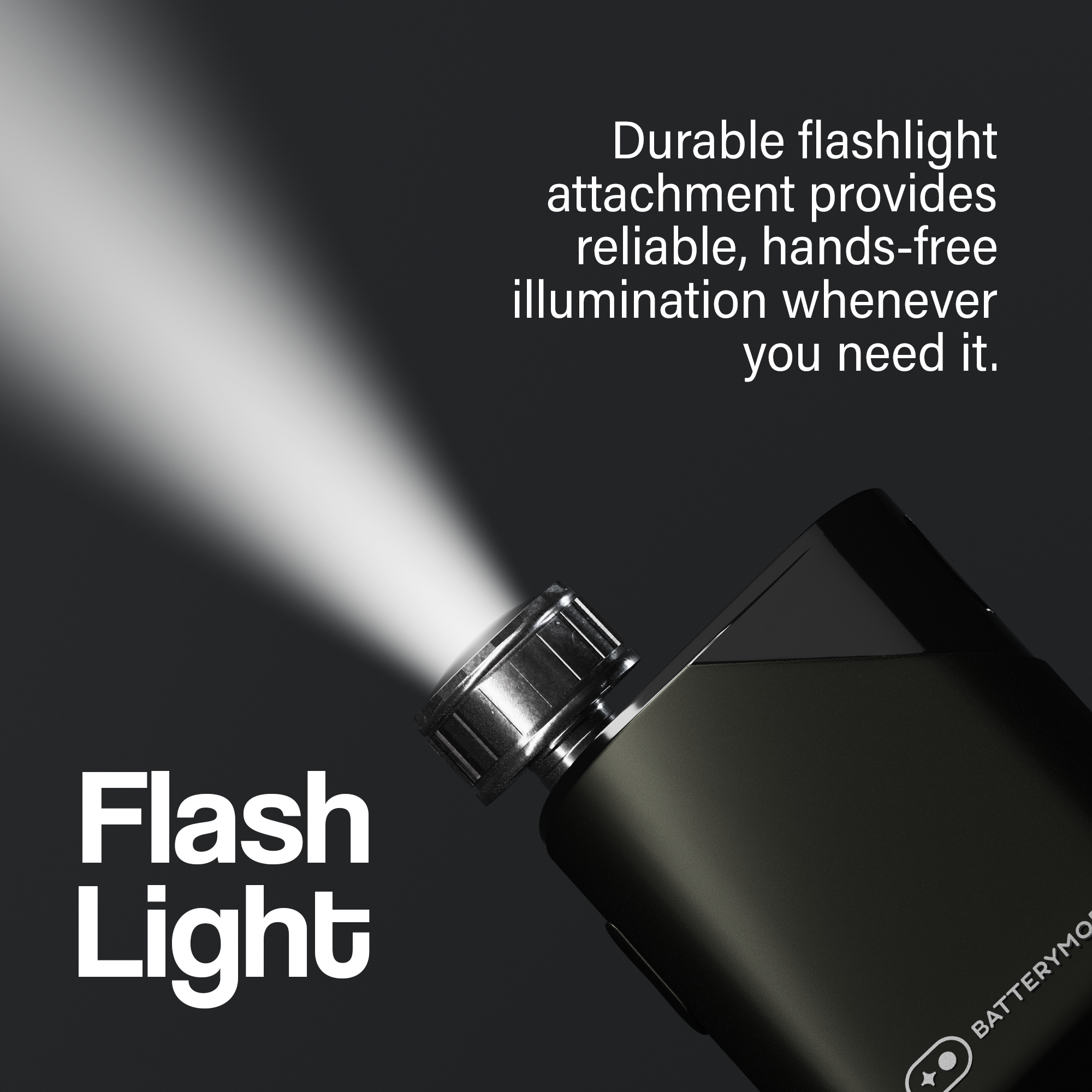 Light Tip Accessory with Palm Battery
