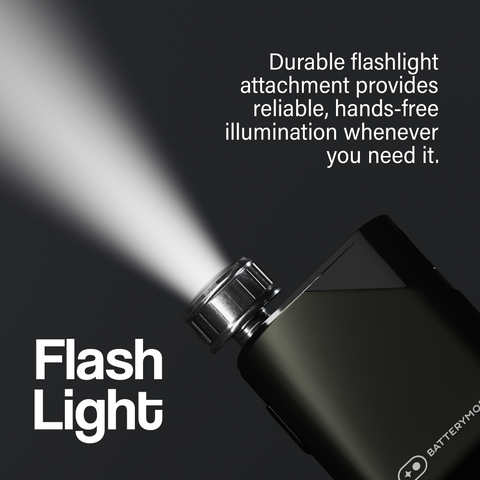 Light Tip Accessory with Palm Battery